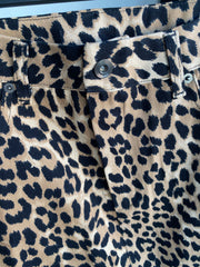 Z’RA Leopar Denim Mini Etek
