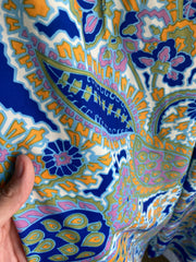 Z’RA Desenli Saten Geniş Paça Pantolon