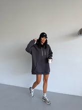 SWEAT ELBİSE -ANTRASİT