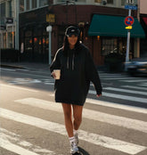 SWEAT ELBİSE -ANTRASİT