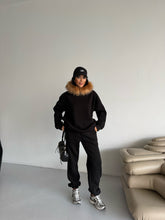 PAMELA KÜRKLÜ EŞOFMAN TAKIMI - SİYAH