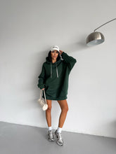 SWEAT ELBİSE - YEŞİL