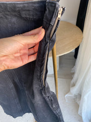 Z’RA Straplez Denim Mini Elbise