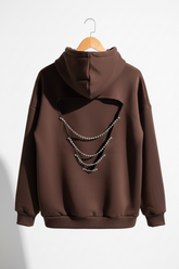 Deep Velvet (Derin Kadife): Sırtı Dekolteli Mücevherli Hoodie