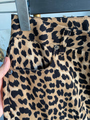 Z’RA Leopar Denim Mini Etek