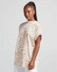 BRSHKA Animal Print Tişört
