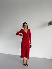 Elena Elbise Red