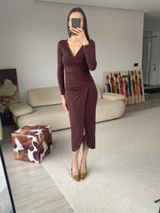 Elena Elbise Kahverengi