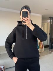 Sweat Mücevher İpli - Siyah