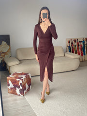 Elena Elbise Kahverengi