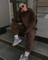 Scarlett Eşofman Takımı - Kahverengi