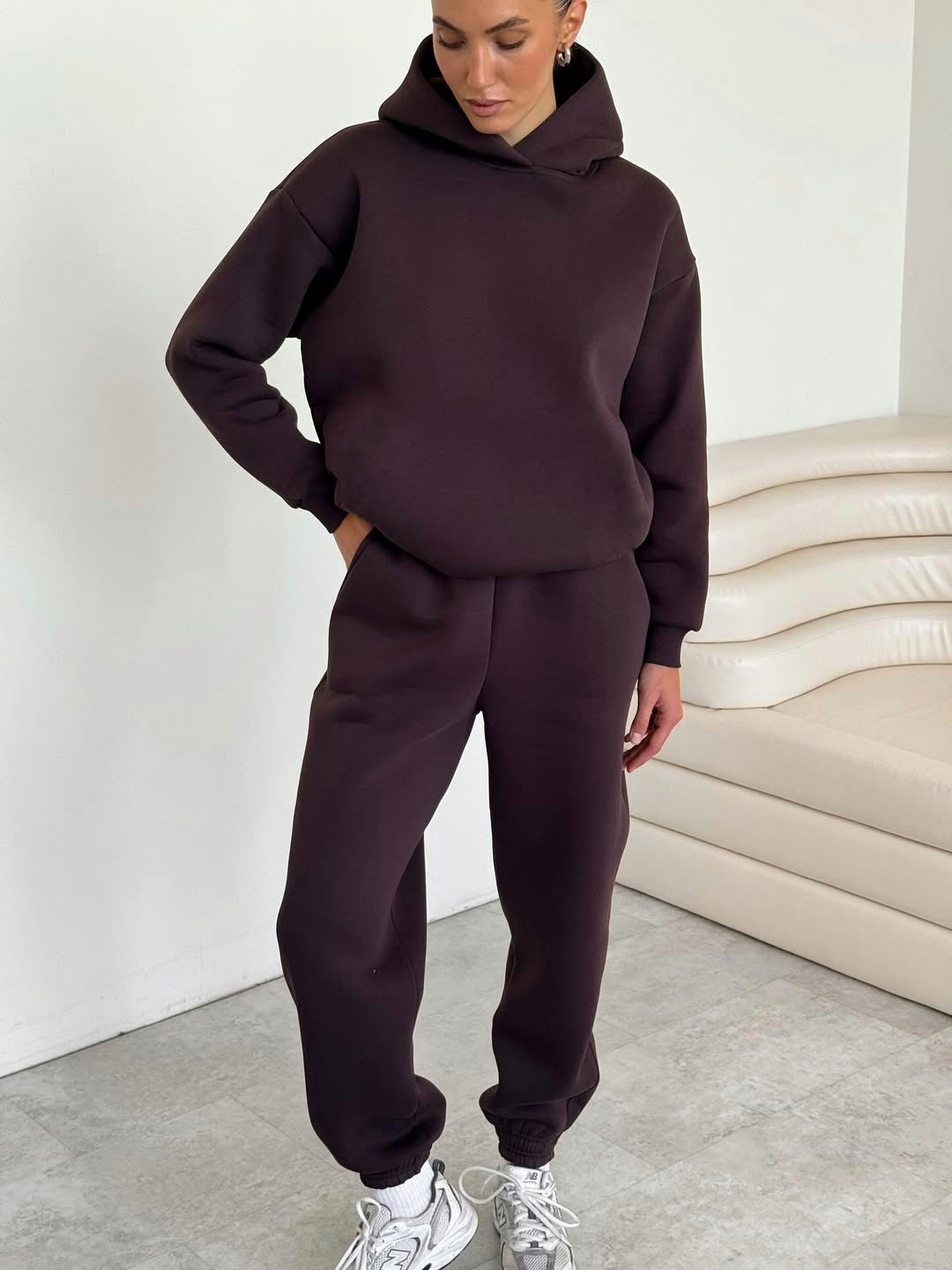 Scarlett Eşofman Takımı - Kahverengi