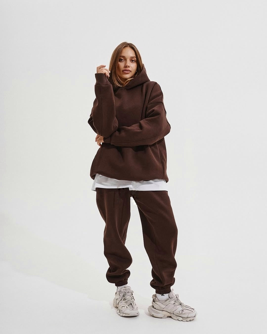 Scarlett Eşofman Takımı - Kahverengi