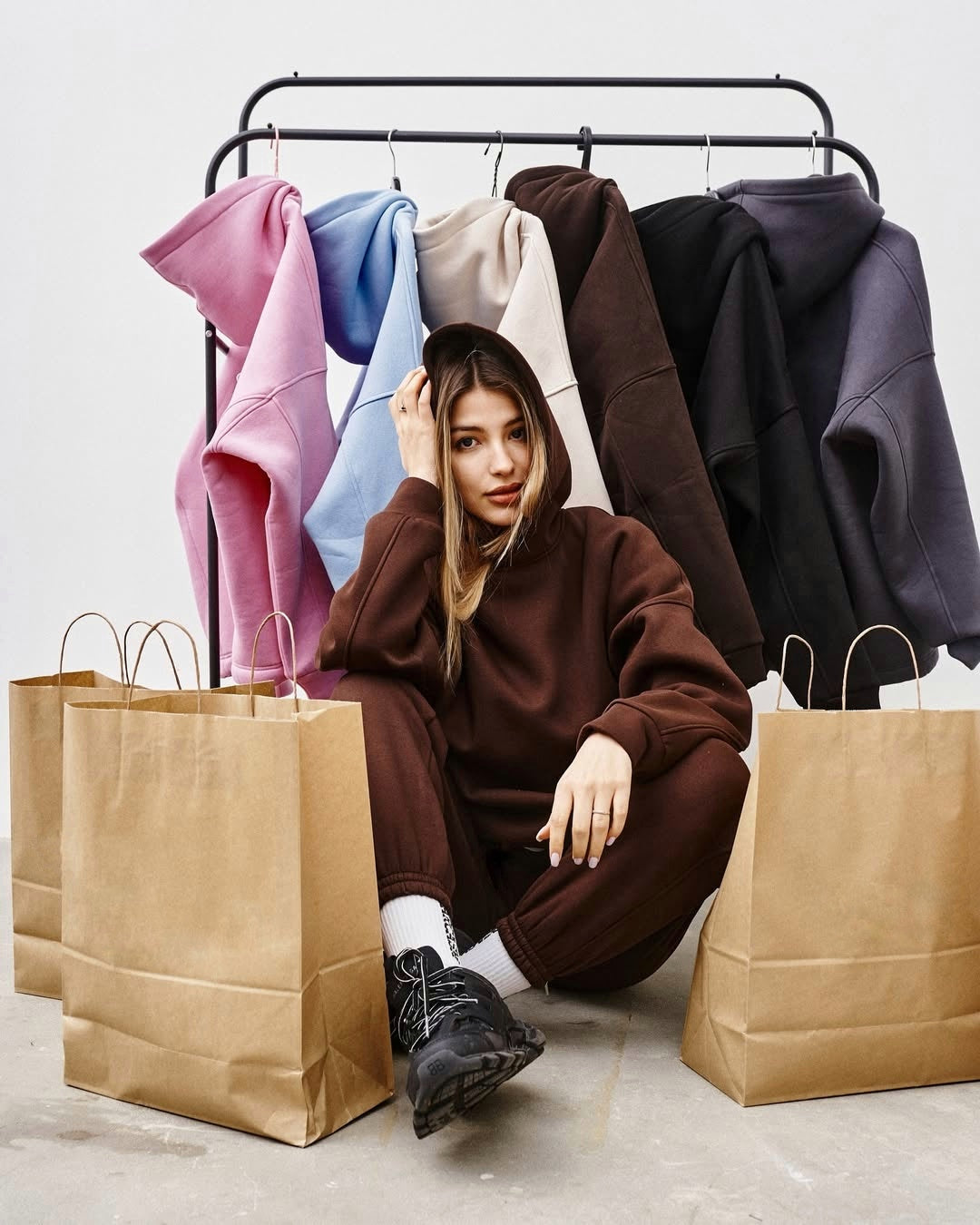 Scarlett Eşofman Takımı - Kahverengi