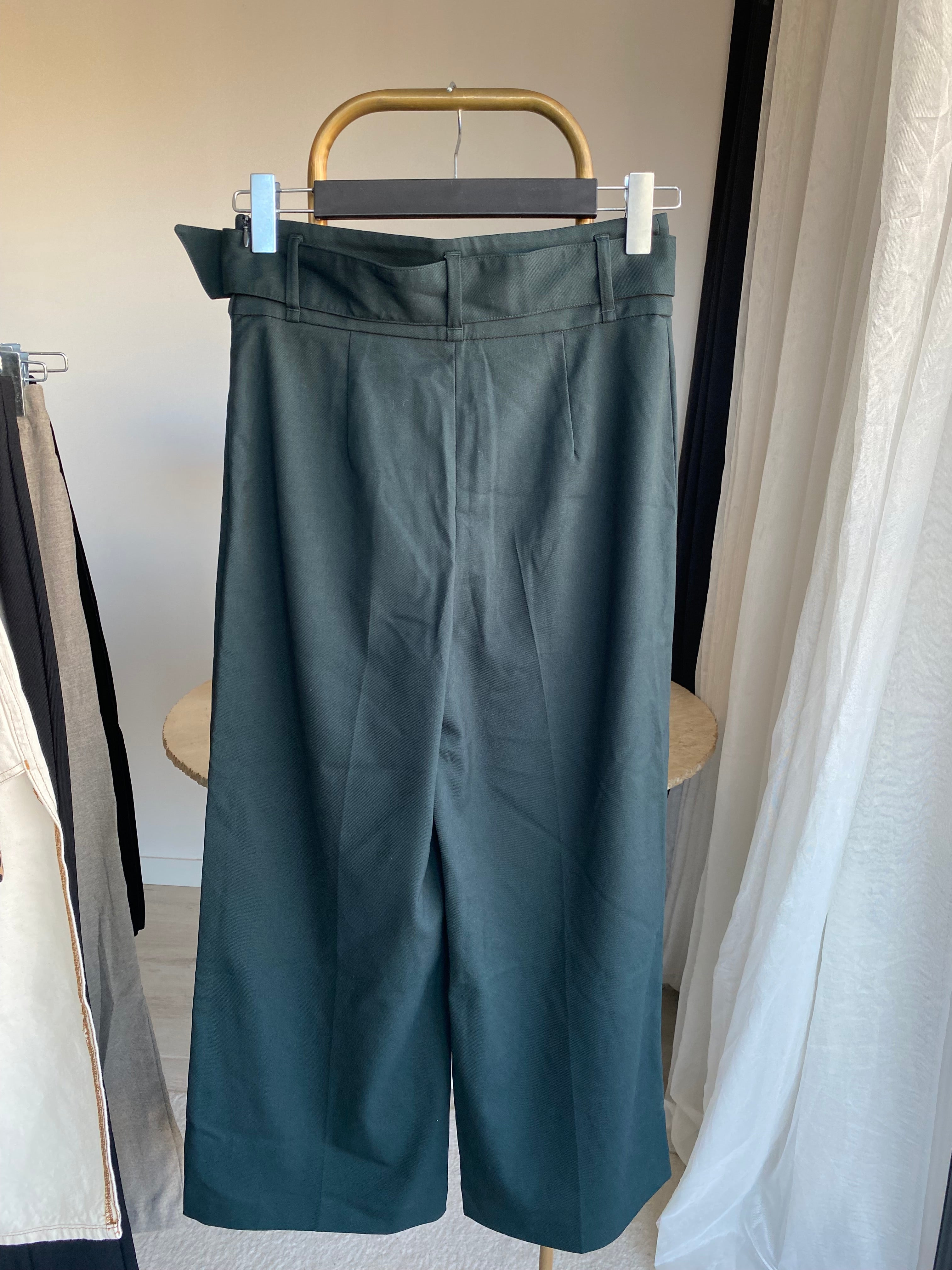 Z’RA Kemerli Geniş Paça Pantolon
