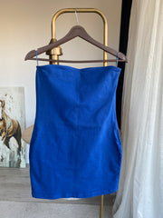 Z’RA Straplez Denim Mini Elbise