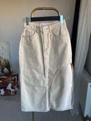 Its Bsc Asimetrik Midi Denim Etek