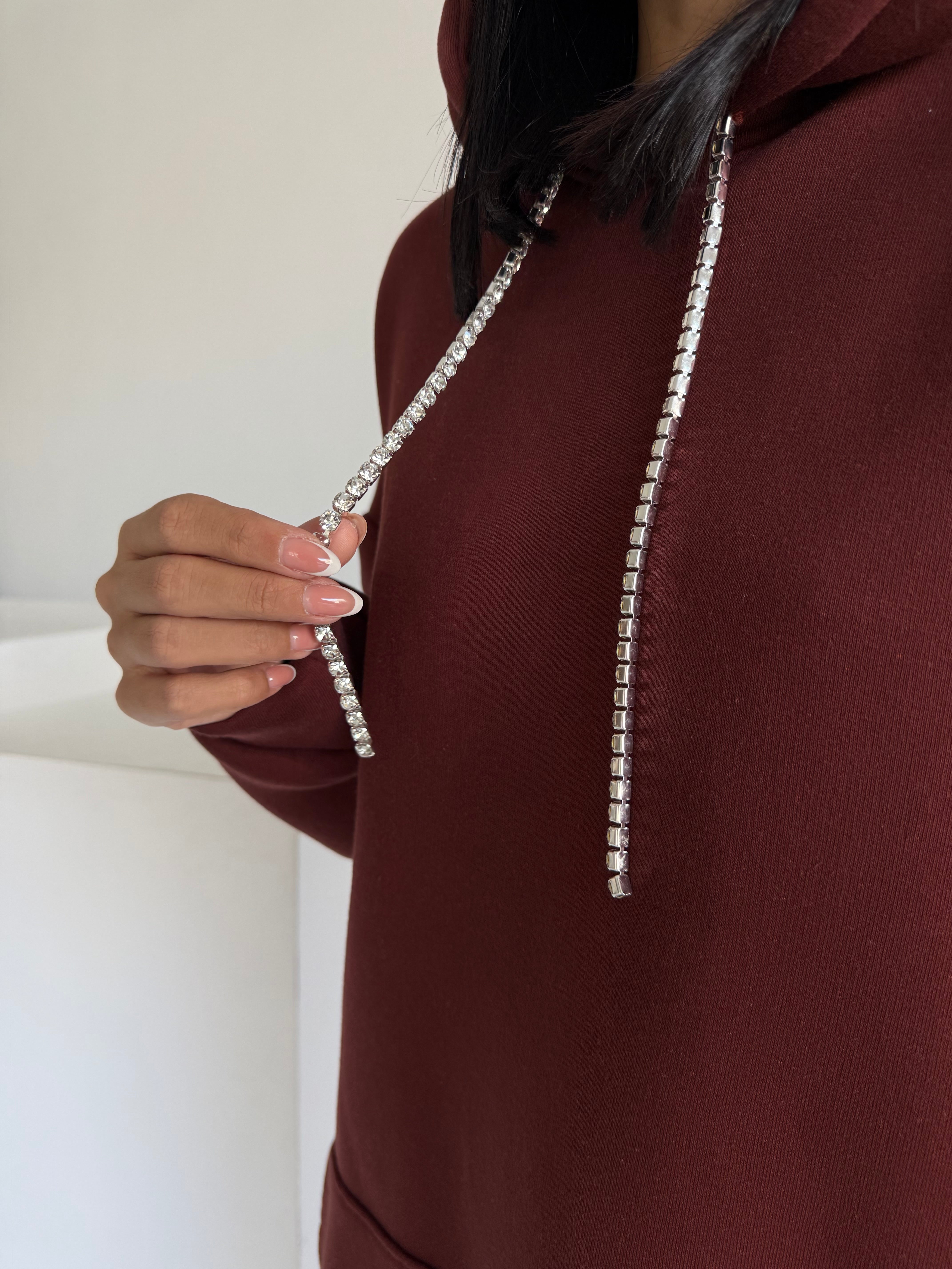 SWEAT ELBİSE - KAHVE