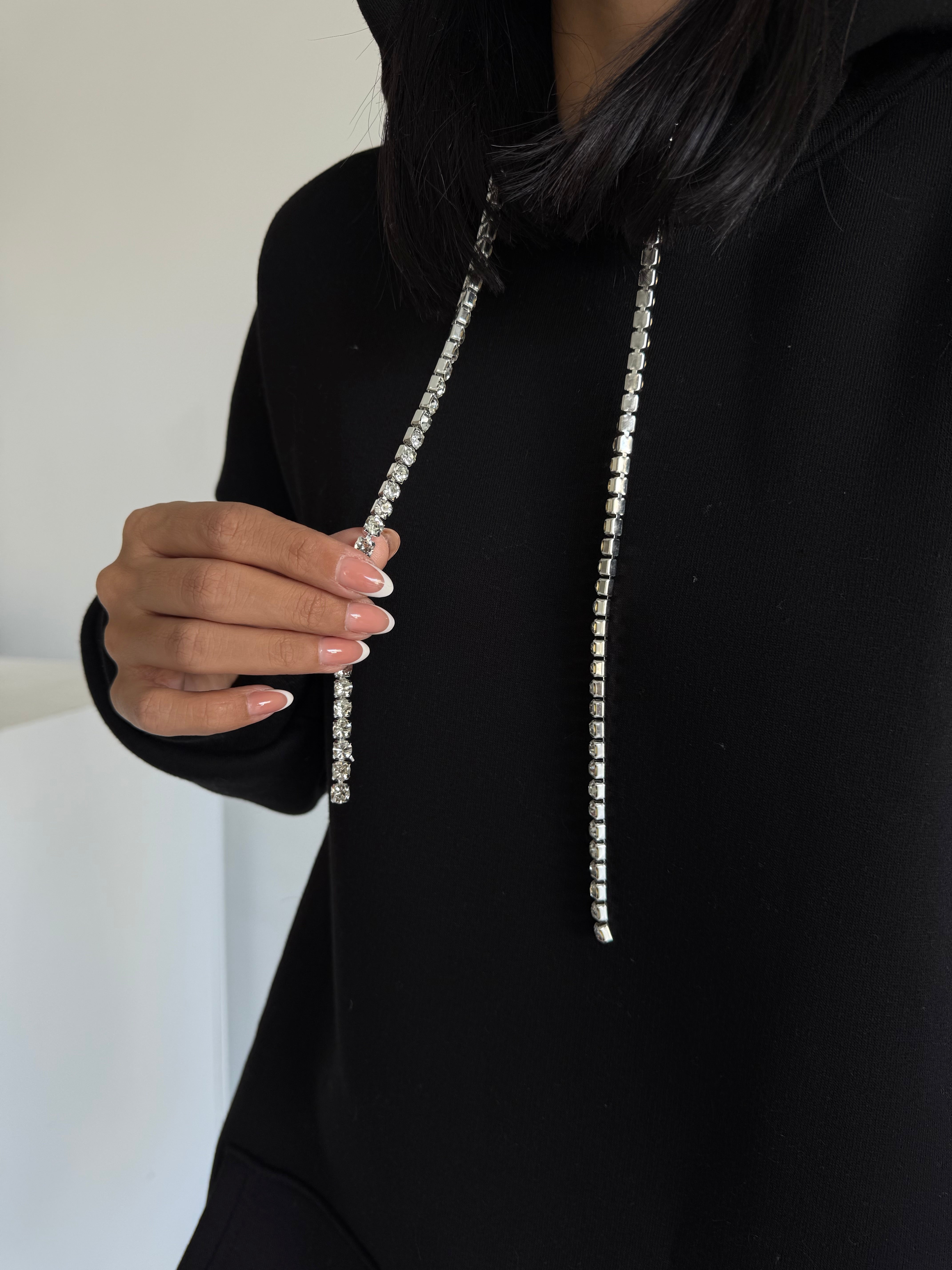 SWEAT ELBİSE - SİYAH