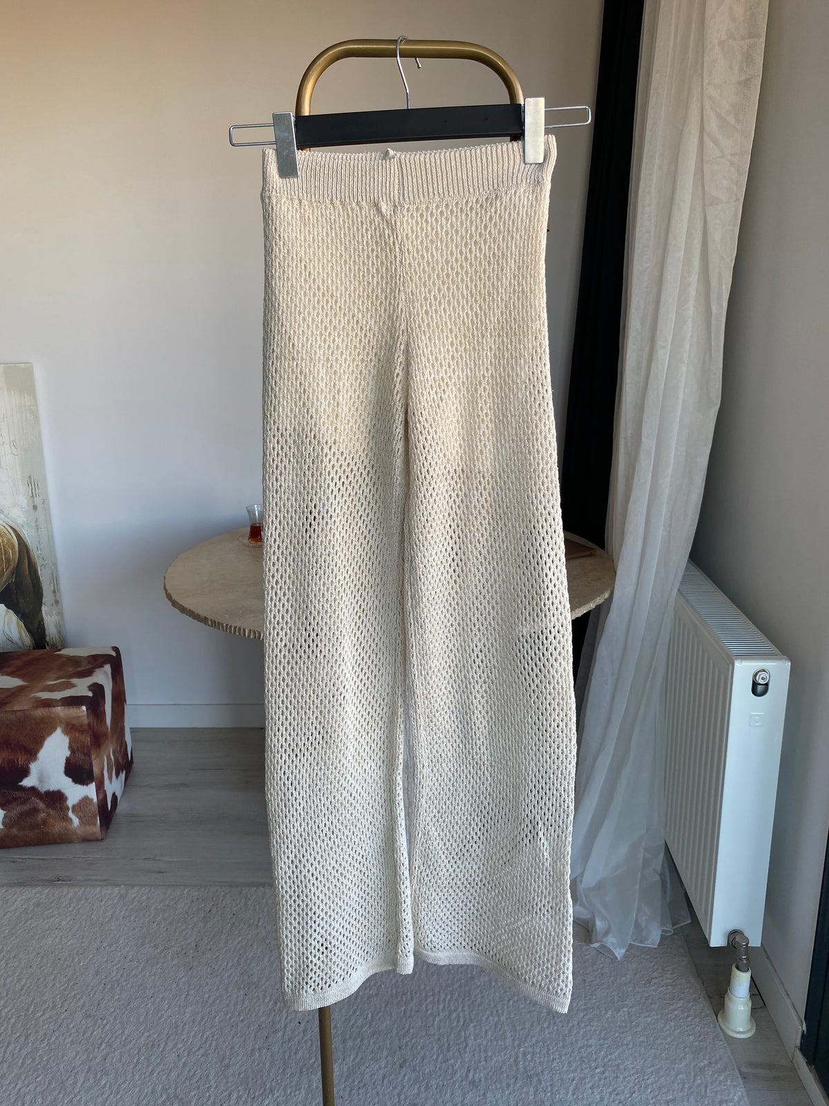 Z’RA Gold Simli Triko Pantolon
