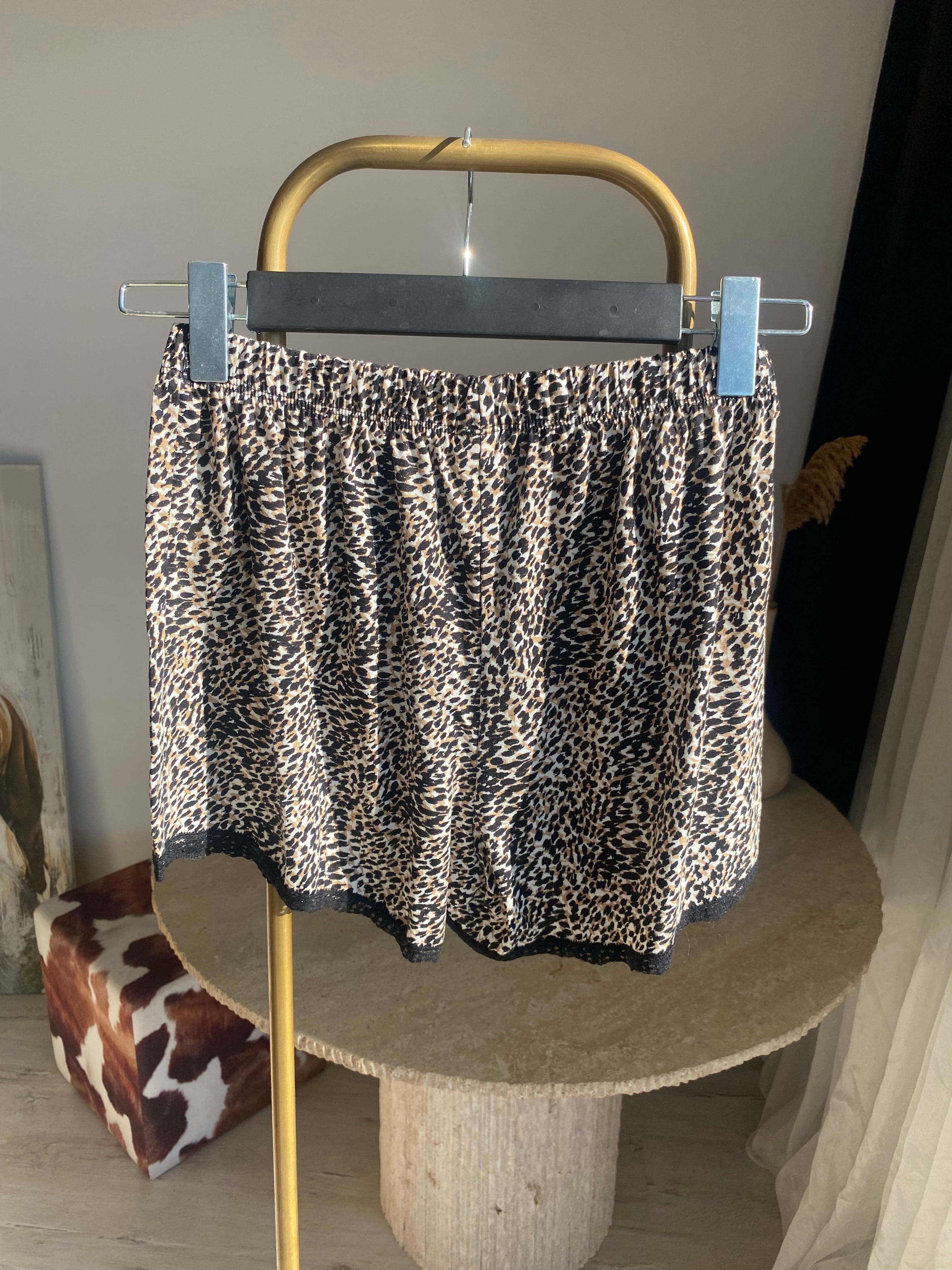 Z’RA %100 Pamuk Animal Print Dantelli Pijama Takımı
