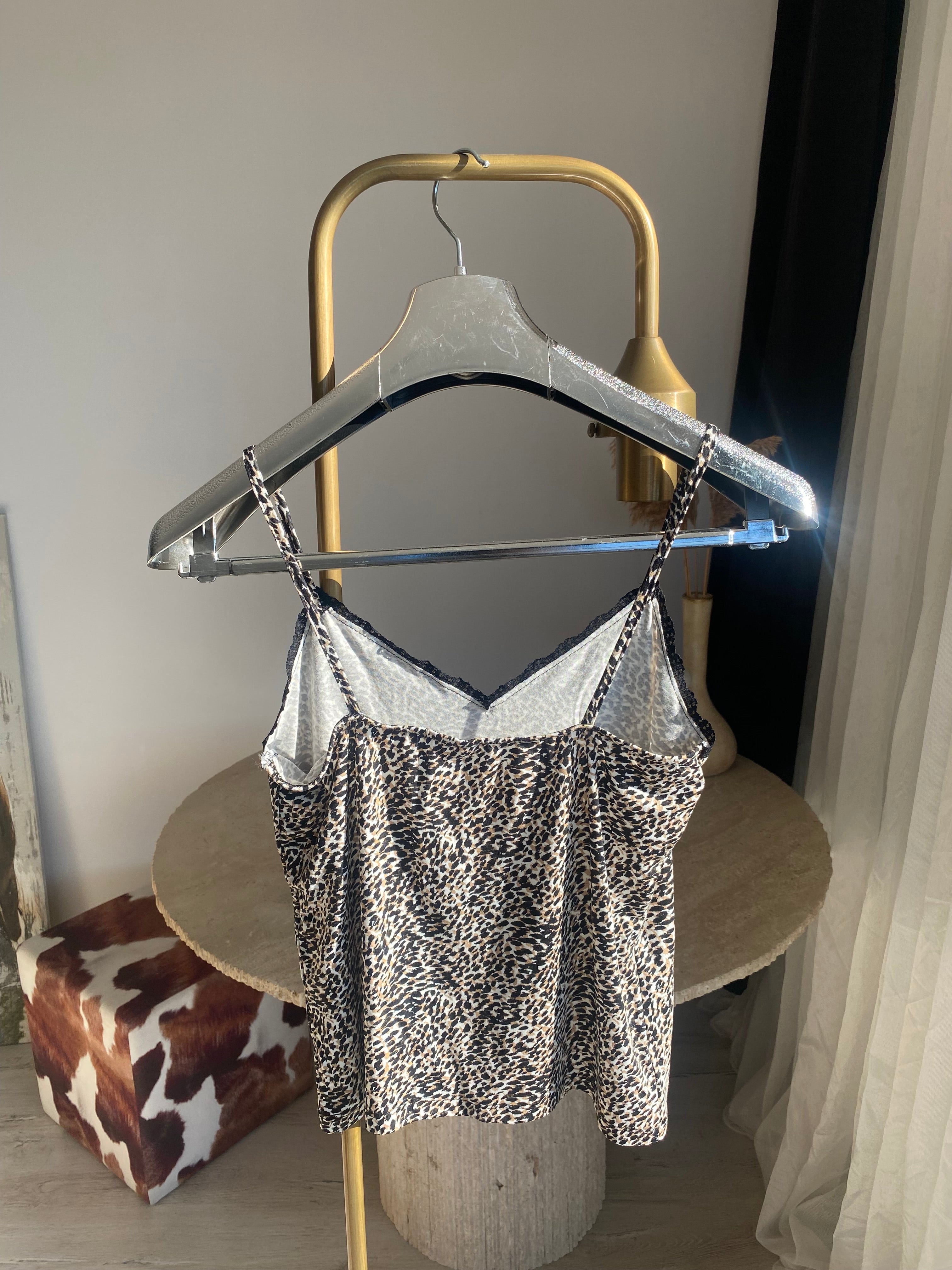 Z’RA %100 Pamuk Animal Print Dantelli Pijama Takımı