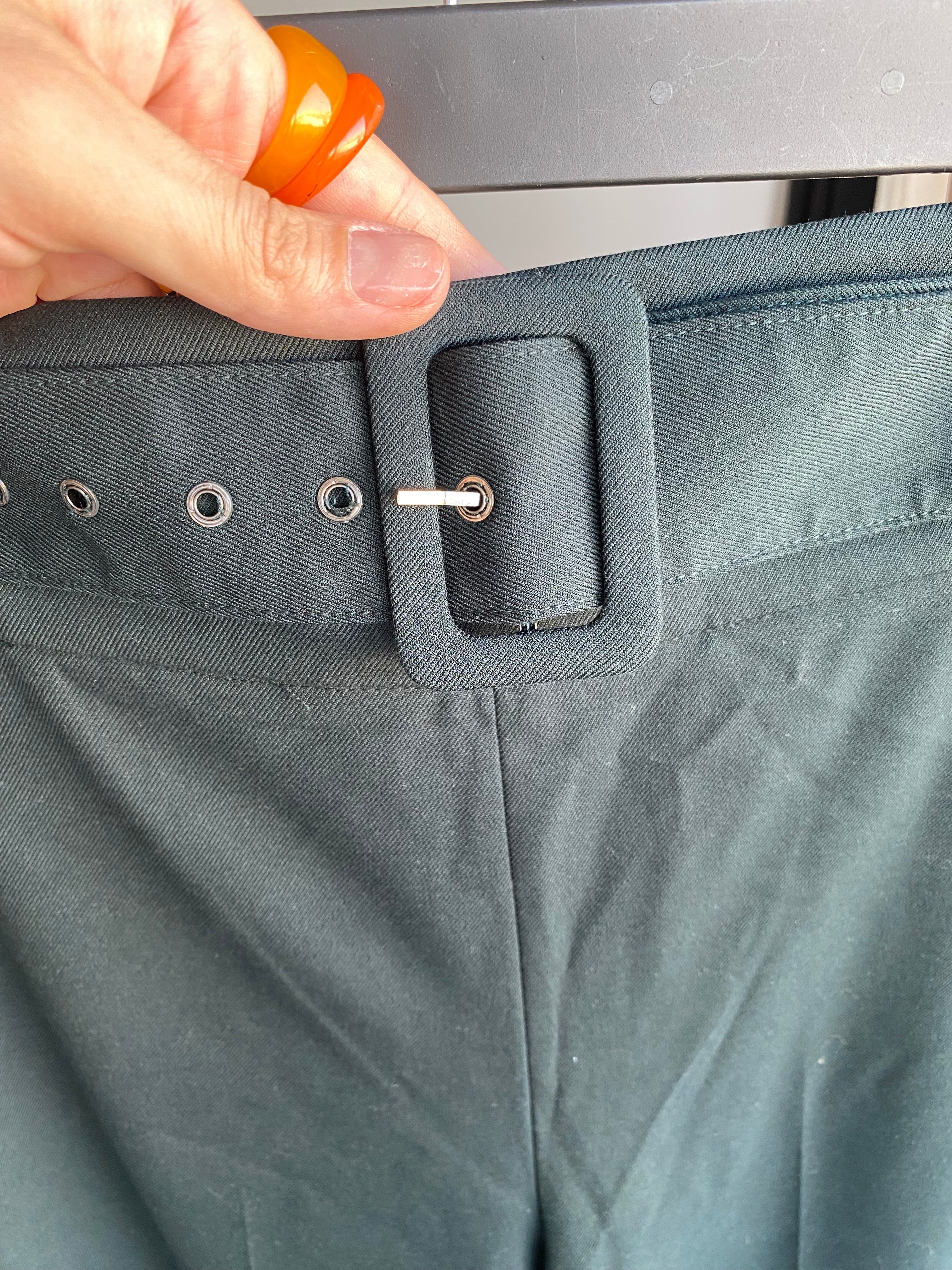 Z’RA Kemerli Geniş Paça Pantolon
