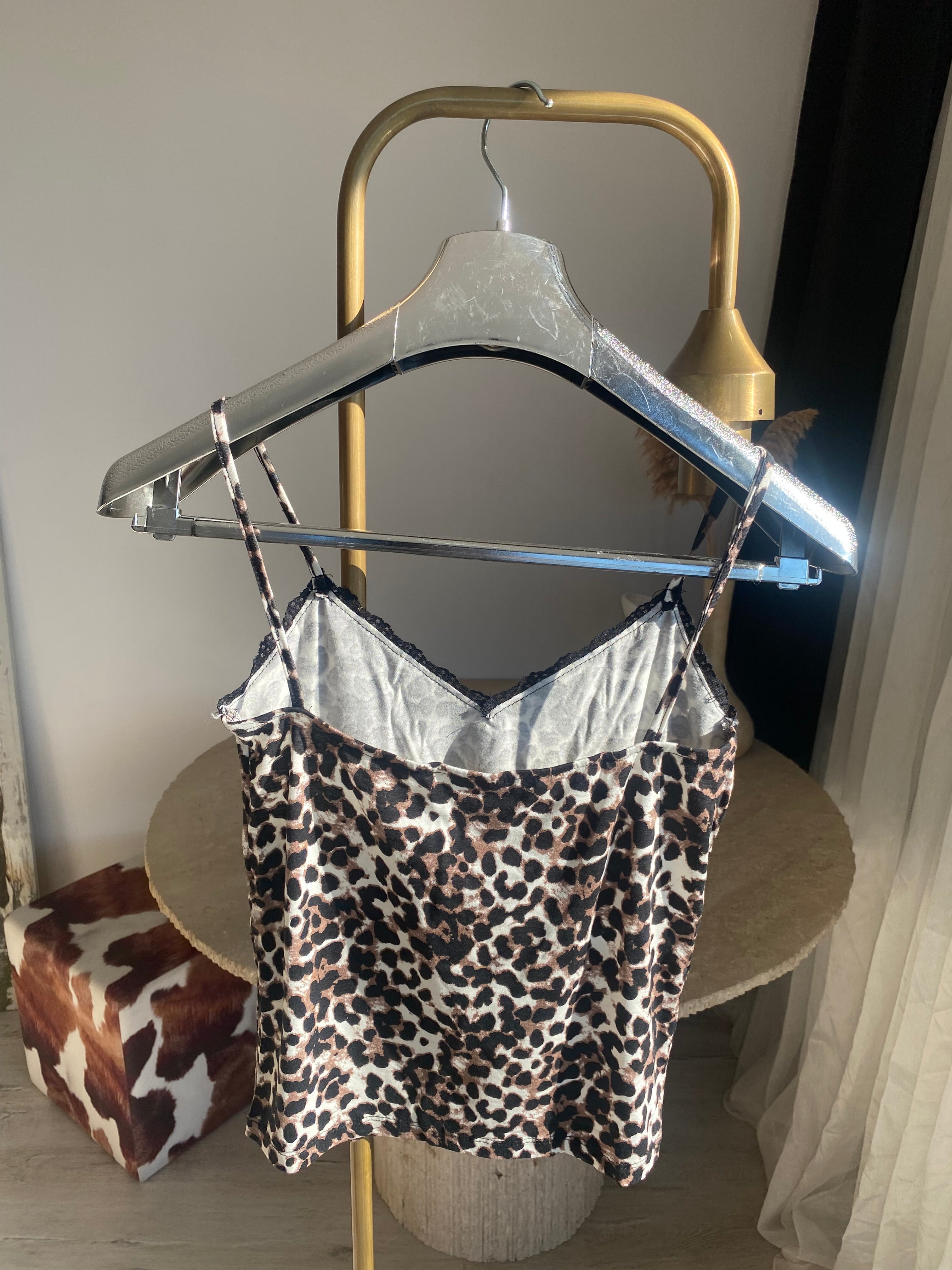 Z’RA %100 Pamuk Animal Print Dantelli Pijama Takımı