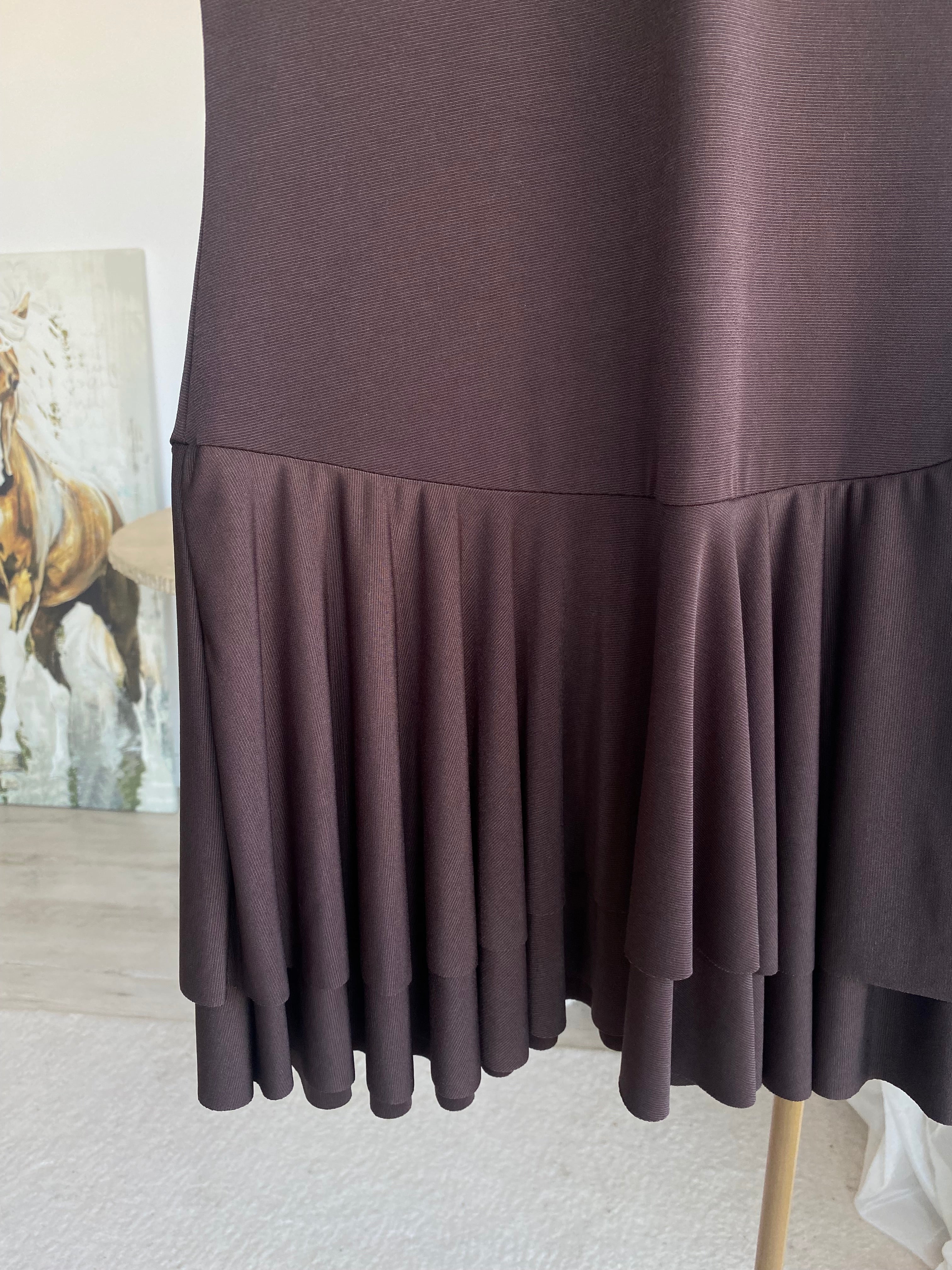 Z’RA İpek Dokulu Fırfırlı Mini Elbise