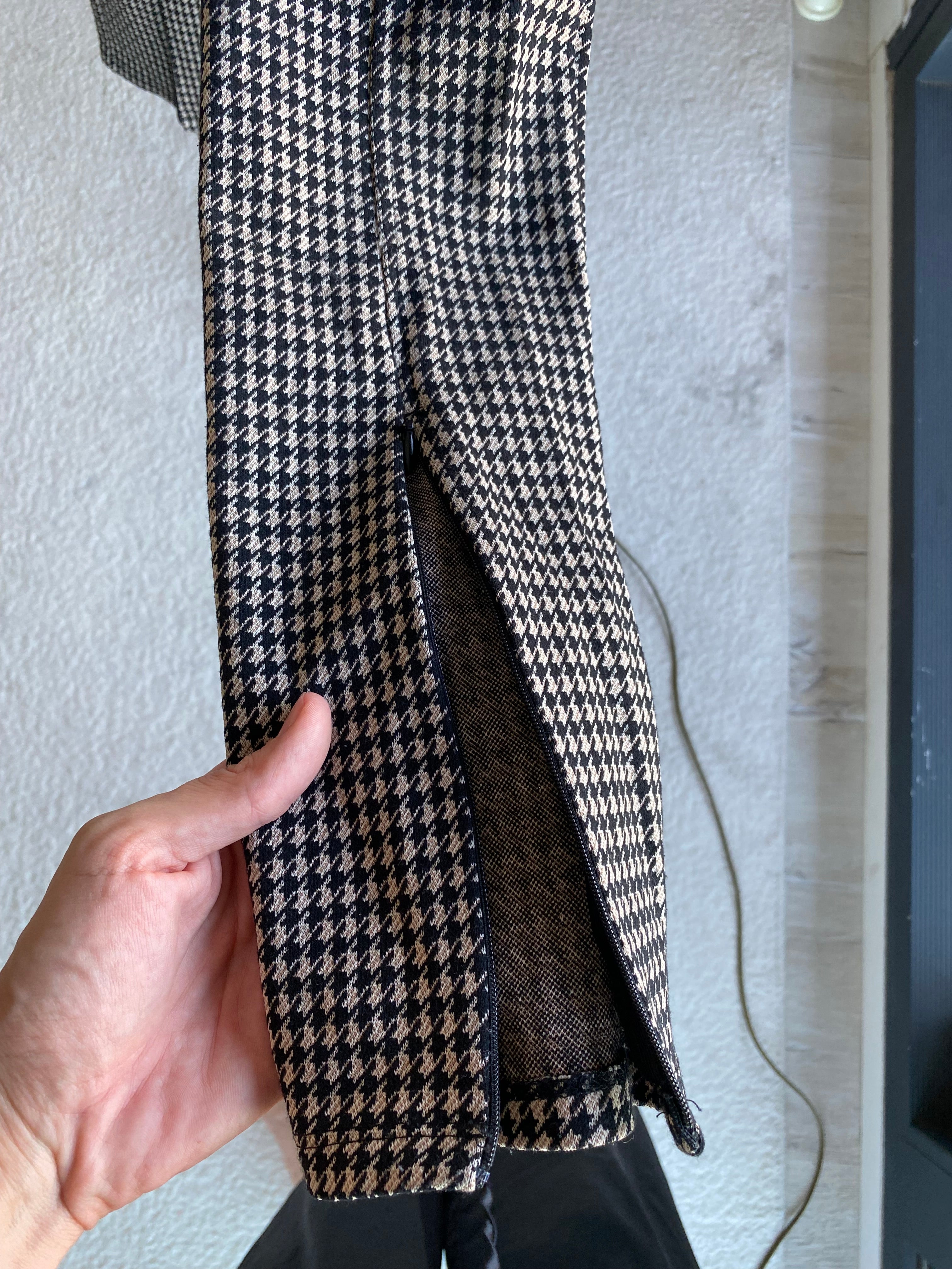 Z’RA Kazayağı Desenli Pantolon