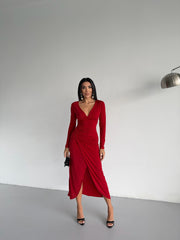 Elena Elbise Red