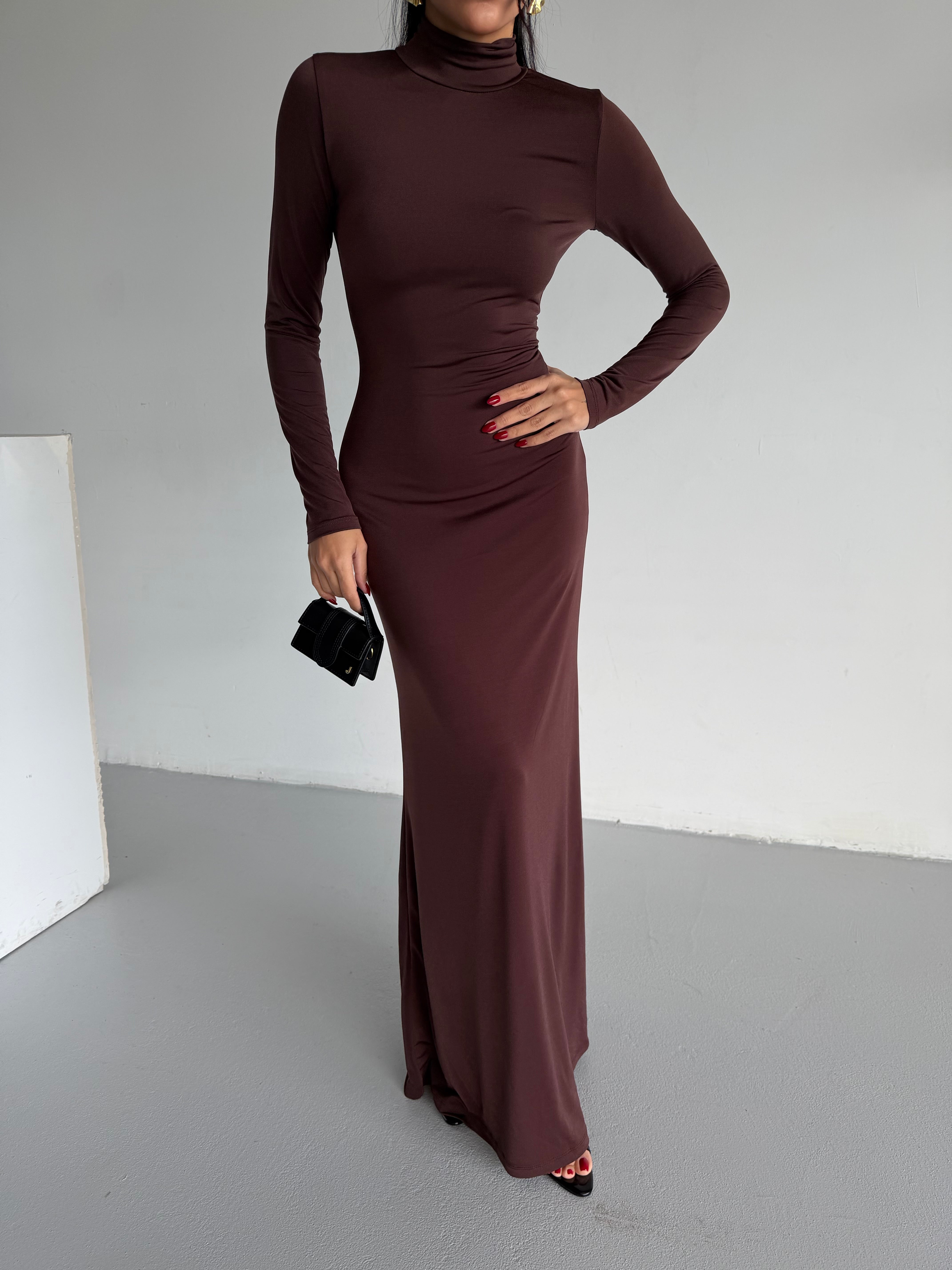 Diana Elbise - Kahverengi