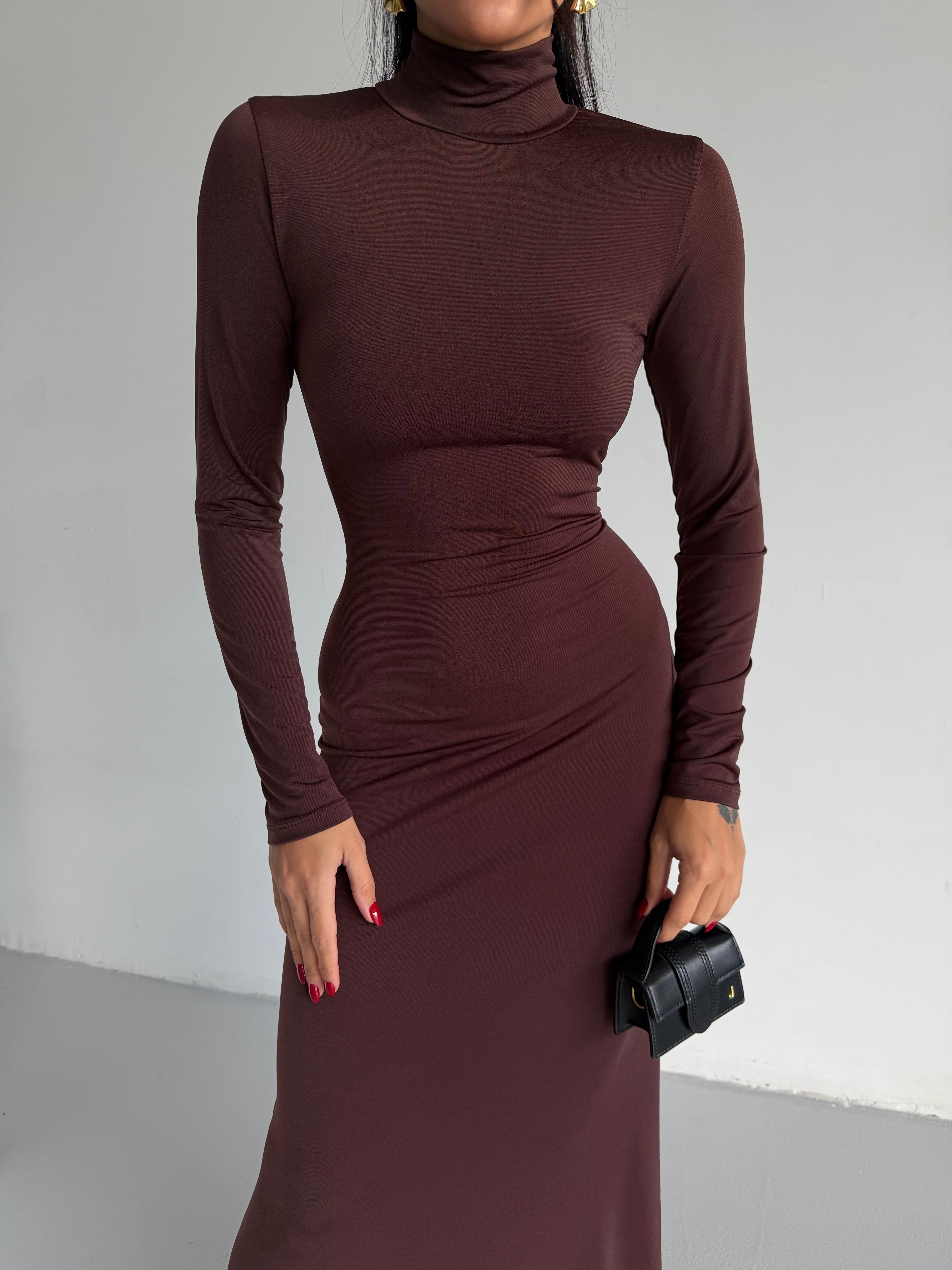 Diana Elbise - Kahverengi