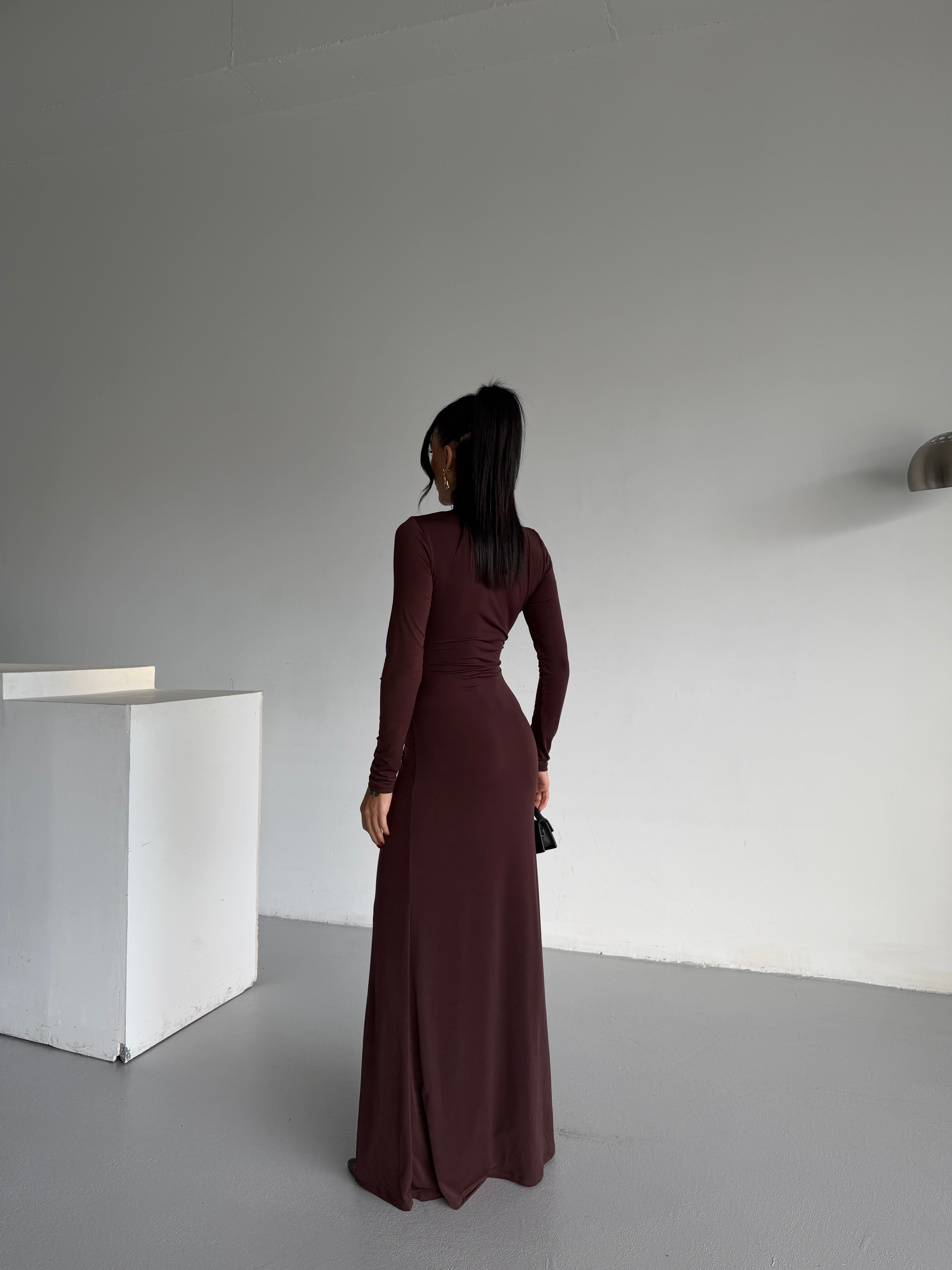 Diana Elbise - Kahverengi