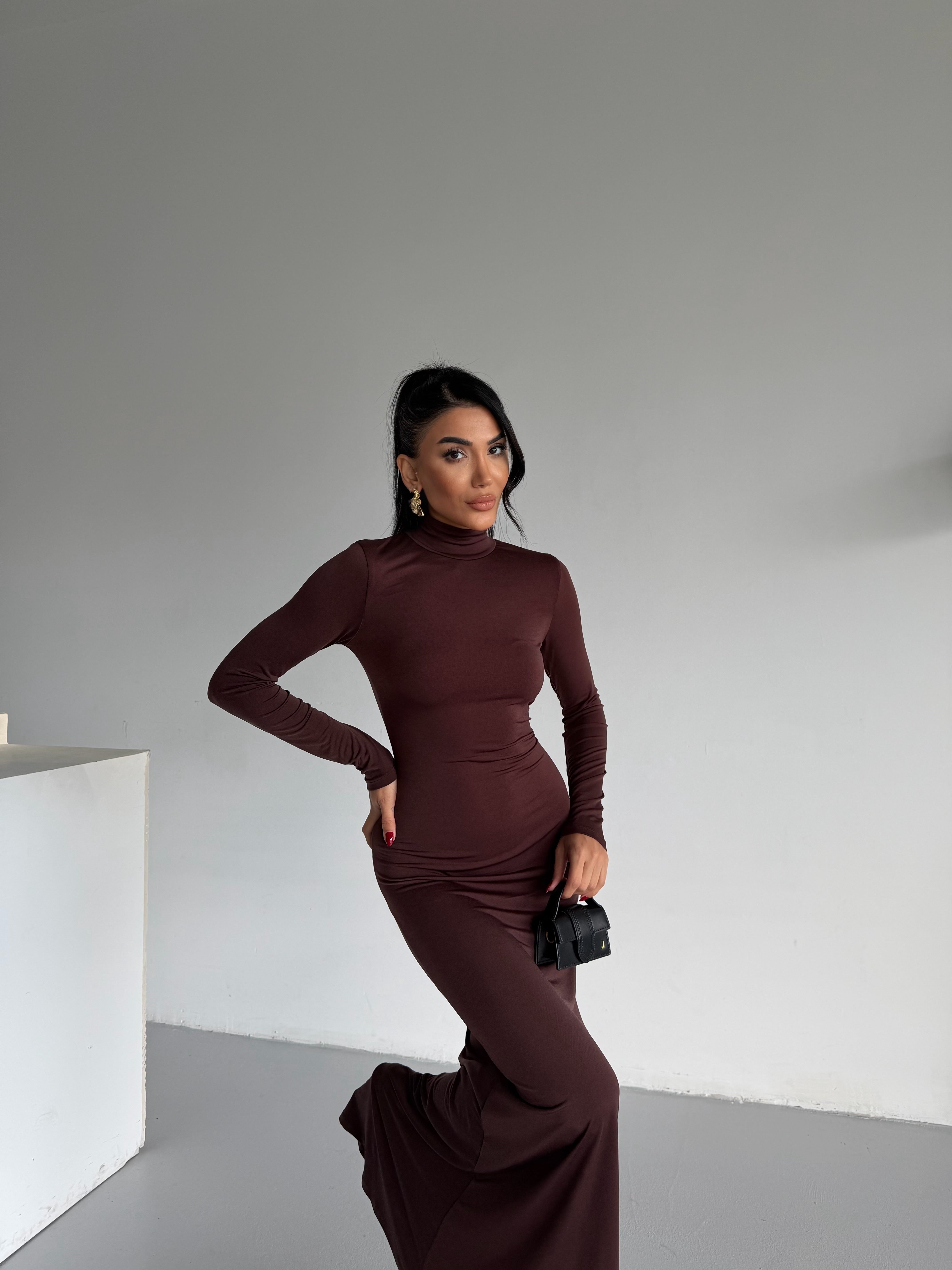 Diana Elbise - Kahverengi