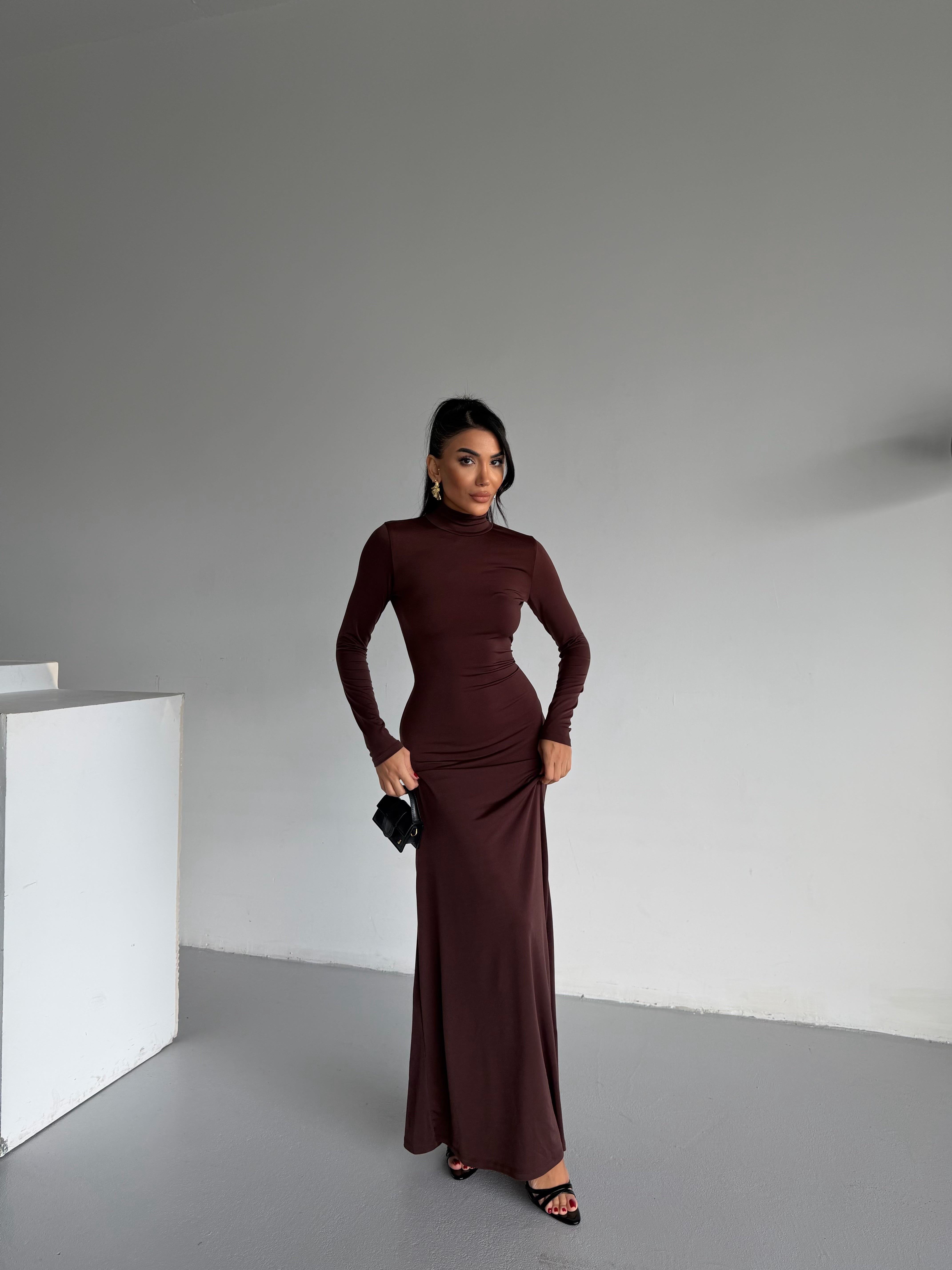 Diana Elbise - Kahverengi