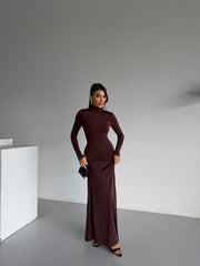 Diana Elbise - Kahverengi