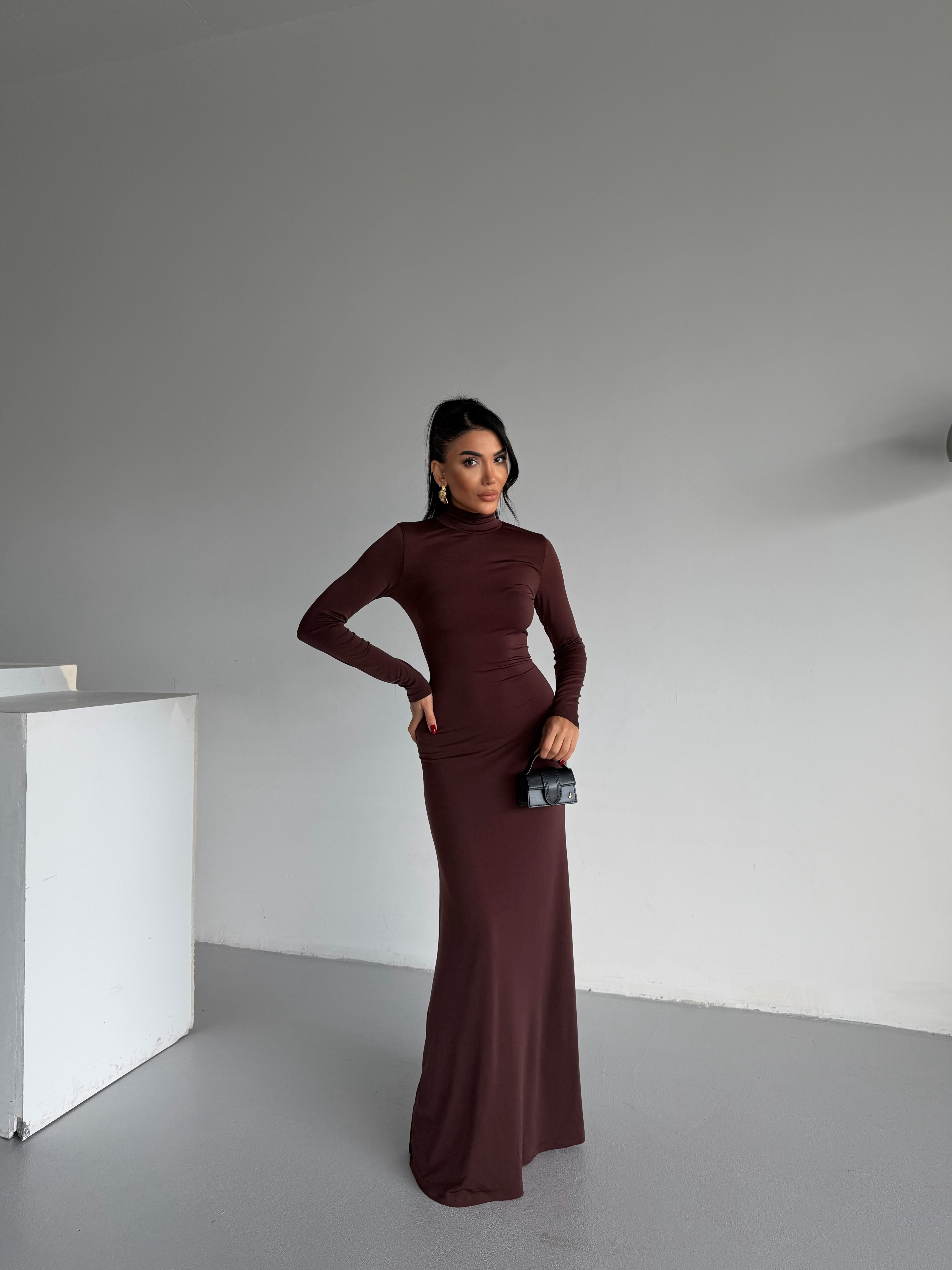 Diana Elbise - Kahverengi