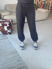 3 İplik Şardonlu Cepli Eşofman Altı - Duman Gri