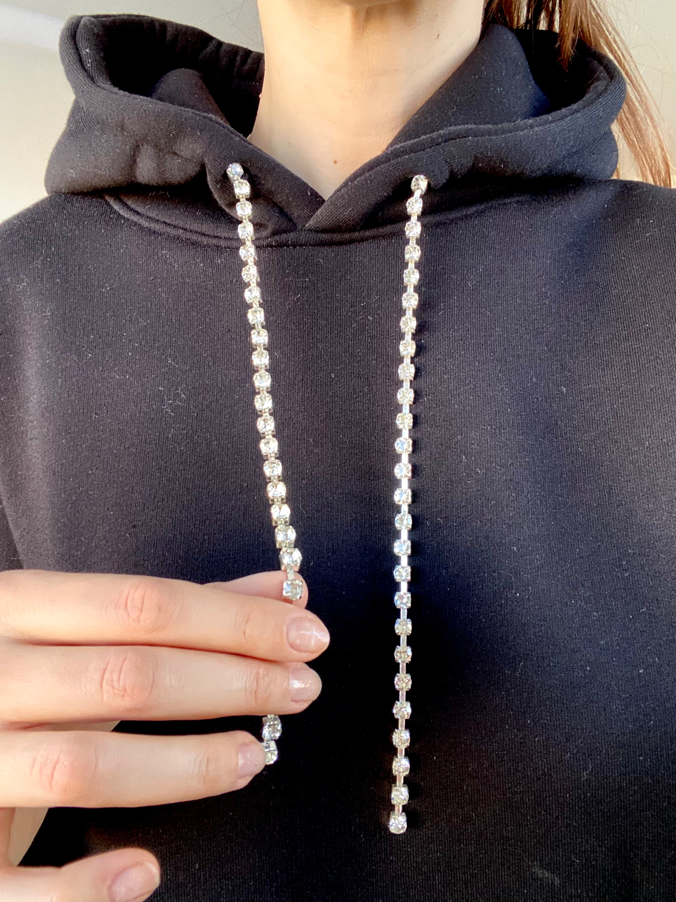 LAYLA MÜCEVHERLİ EŞOFMAN TAKIMI - SİYAH