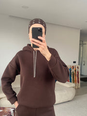 Sweat Mücevher İpli - Kahverengi